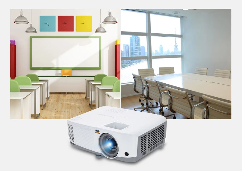 ViewSonic SP6 4.800 lumens dipakai di ruang rapat dengan cahaya terang